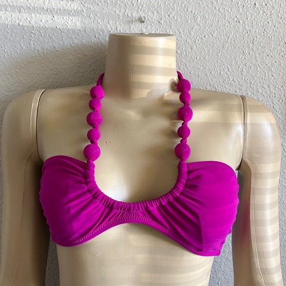 Red Carter Swimsuit Top Purple Size 4 - Picture 1 of 6